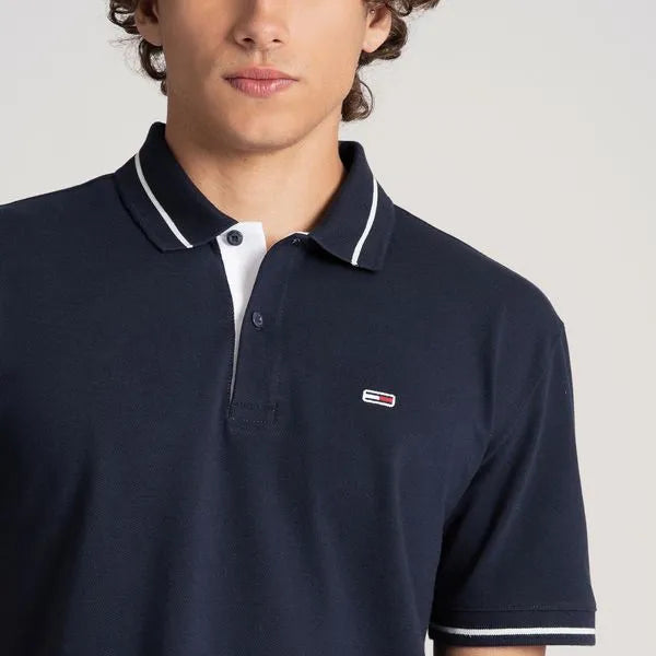 Polo met korte mouwen - marineblauw