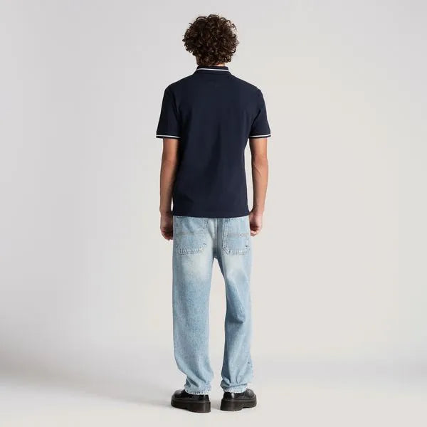 Polo met korte mouwen - marineblauw