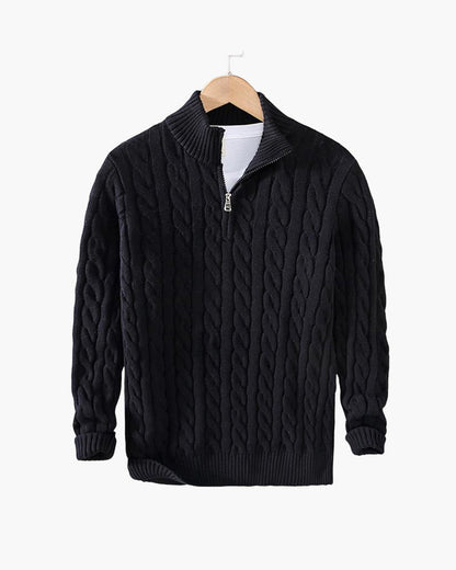 Pletený svetr TAEBAEK na zip