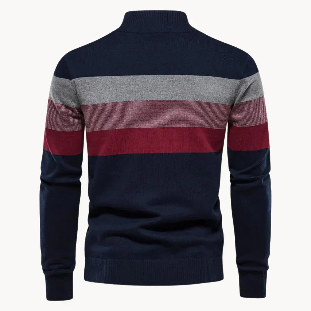 BURK QUARTER ZIP SWEATER
