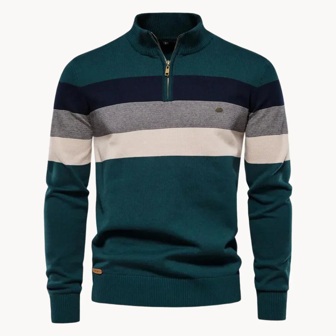 BURK QUARTER ZIP SWEATER