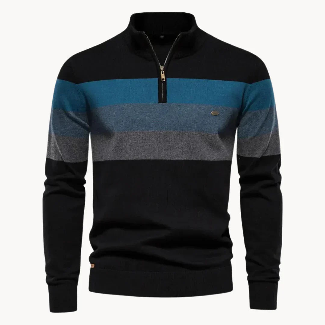 BURK QUARTER ZIP SWEATER