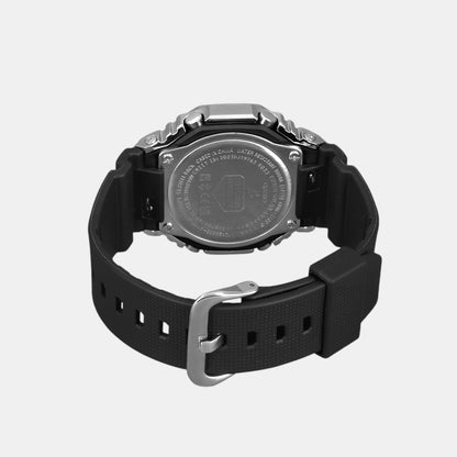 G-SHOCK Silver Dial Black Resin Strap Analog-Digital Watch - For Men G1159 (GM-2100-1ADR)