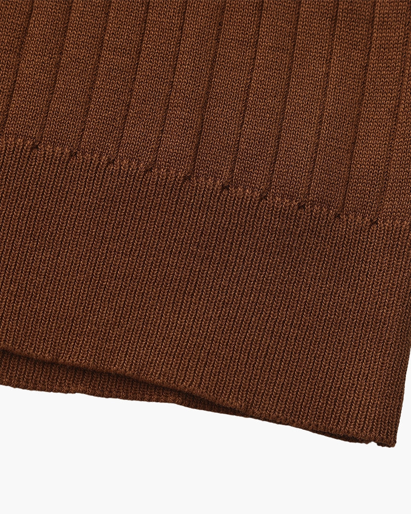 Premium polo majica s rebrastom teksturom
