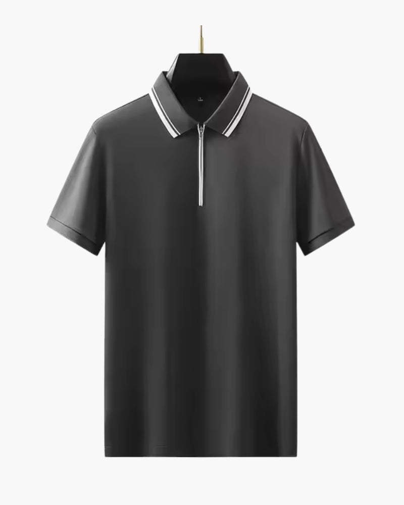 Koszulka polo Ridgeway zapinana na zamek