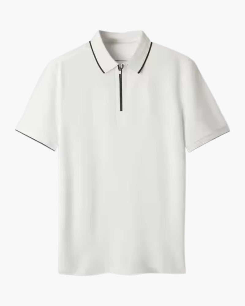 Koszulka polo Ridgeway zapinana na zamek
