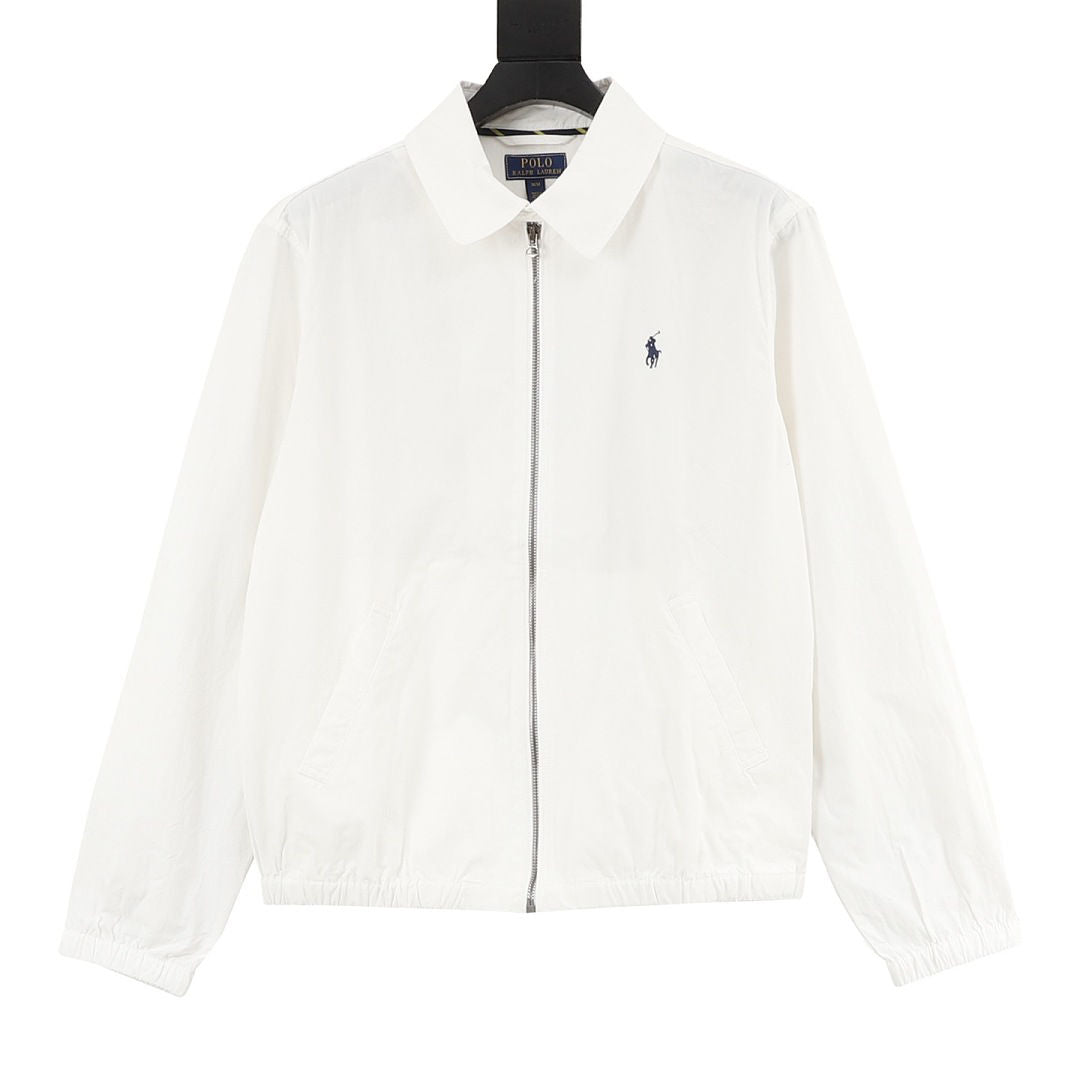 Ralph Lauren Pony Embroidered Stand-Neck Jacket
