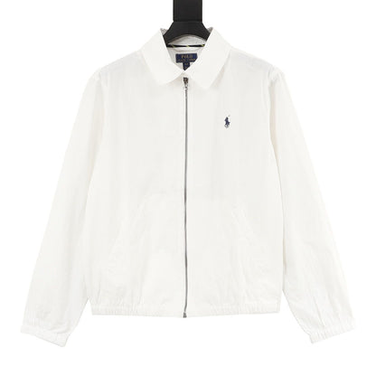 Ralph Lauren Pony Embroidered Stand-Neck Jacket