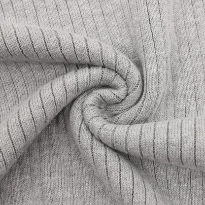 Ralph Lauren Pony Lapel Striped Polo Shirt Gray