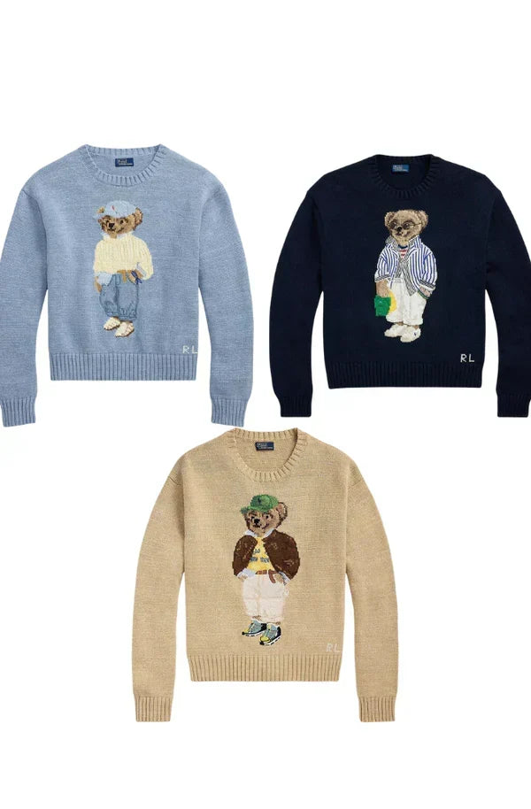 L.R Set 3 Styles RL Polo Bear Sweater