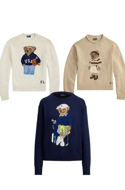 L.R Set 3 Styles  Polo Bear Sweater