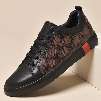 Obsidian Leather Sneakers