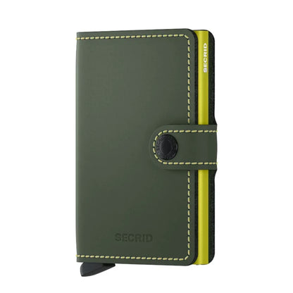 Secrid - RFID Protected Mini Wallet - Matte - Green & Lime