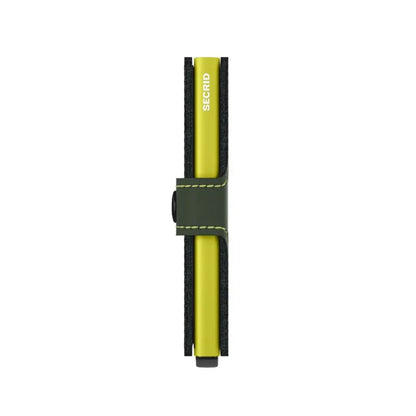 Secrid - RFID Protected Mini Wallet - Matte - Green & Lime