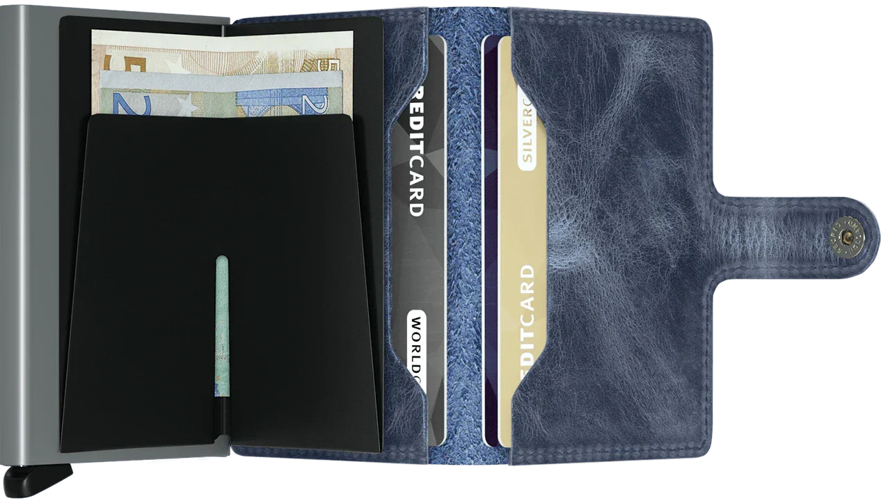 Secrid - RFID Protected Mini Wallet - Vintage - Blue