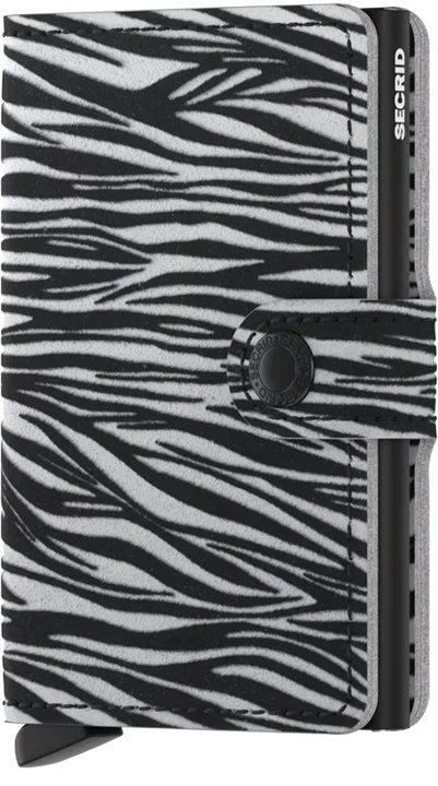 Secrid - RFID Protected Mini Wallet - Zebra - Light Grey
