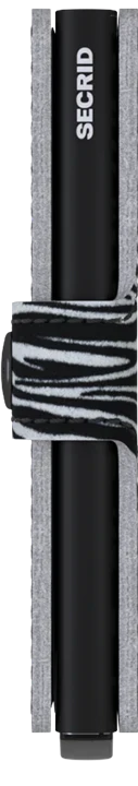 Secrid - RFID Protected Mini Wallet - Zebra - Light Grey