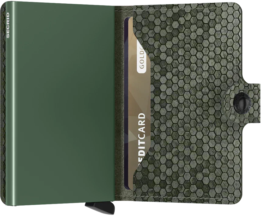 Secrid - RFID Protected Mini Wallet - Hexagon - Green