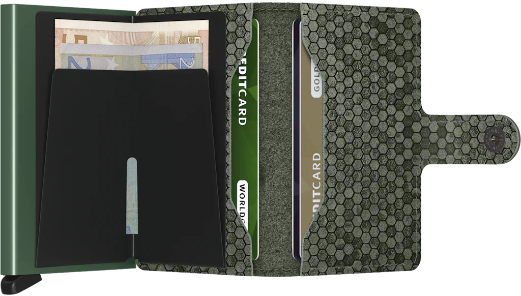 Secrid - RFID Protected Mini Wallet - Hexagon - Green
