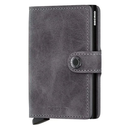 Secrid - RFID Protected - Mini Wallet - Vintage - Grey Black