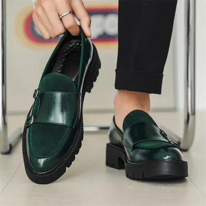 LUCENTI ITALIAN LEATHER LOAFERS
