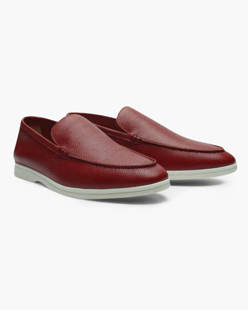 Loafers i kuskinn i Old Money-stil