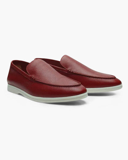 Loafers i kuskinn i Old Money-stil