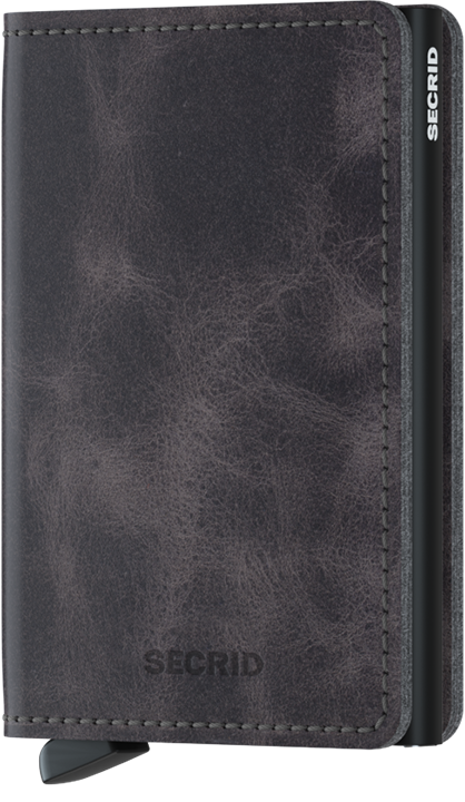 Secrid - RFID Protected Slim Wallet - Vintage - Grey-Black