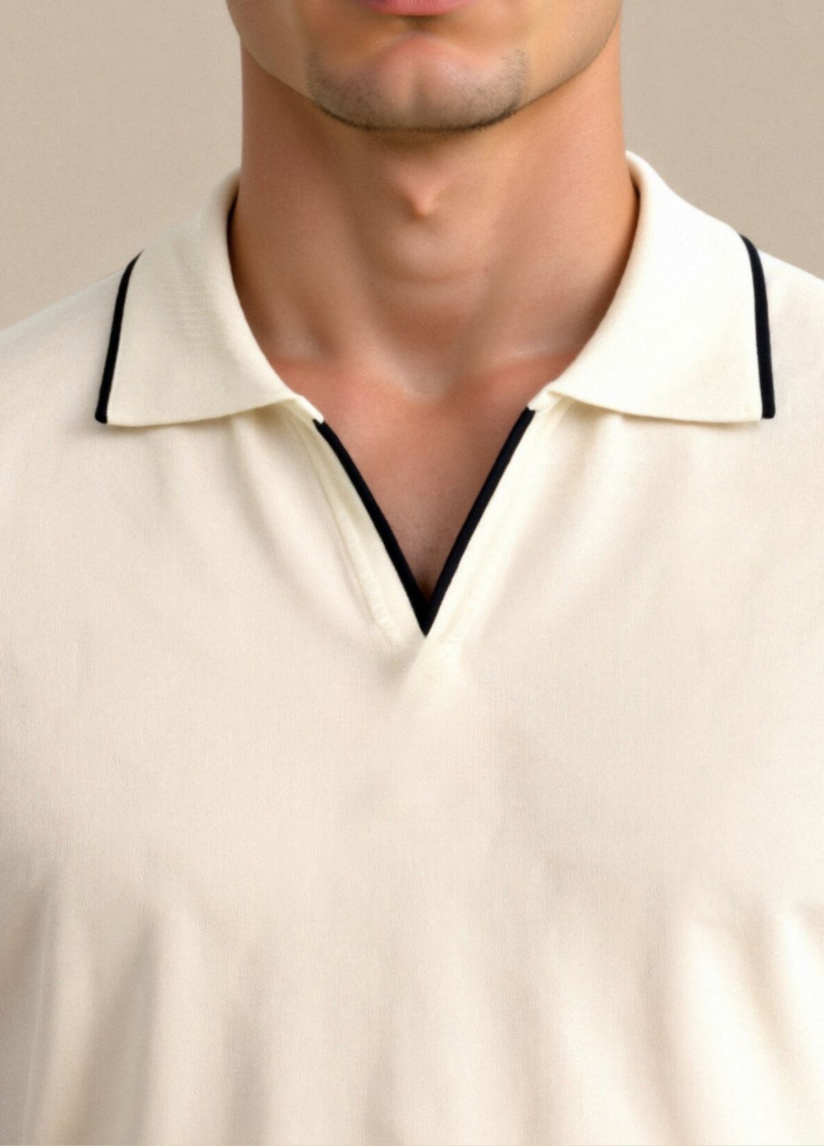 Polo BARI na míru z měkké směsové tkaniny