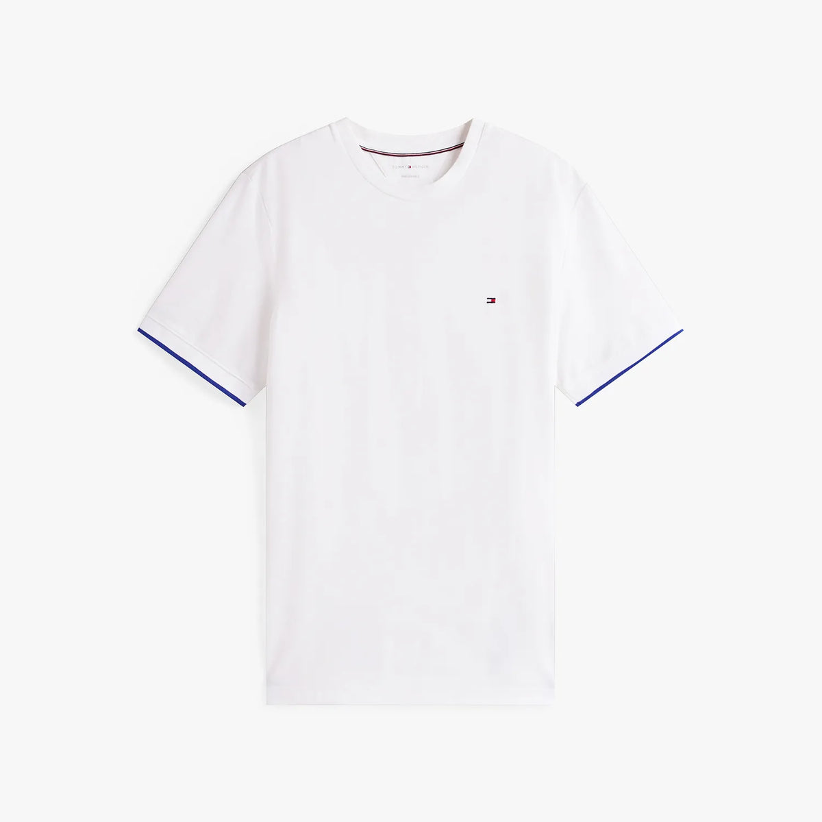 Klassiek aansluitend T-shirt met ronde hals - wit
