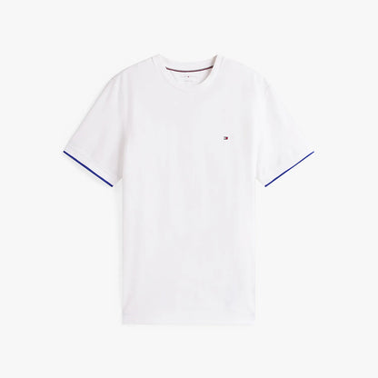 Klassiek aansluitend T-shirt met ronde hals - wit
