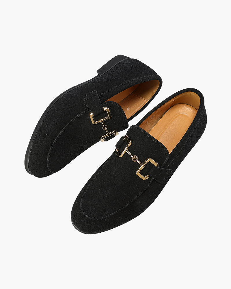 Luxuriöse Wildleder-Slipper