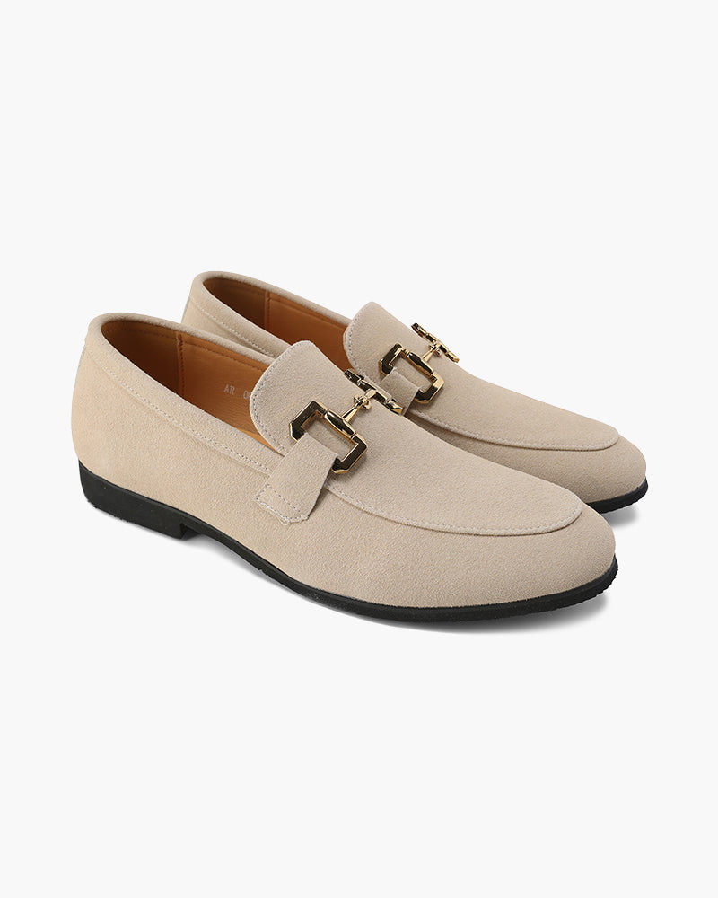 Luxuriöse Wildleder-Slipper