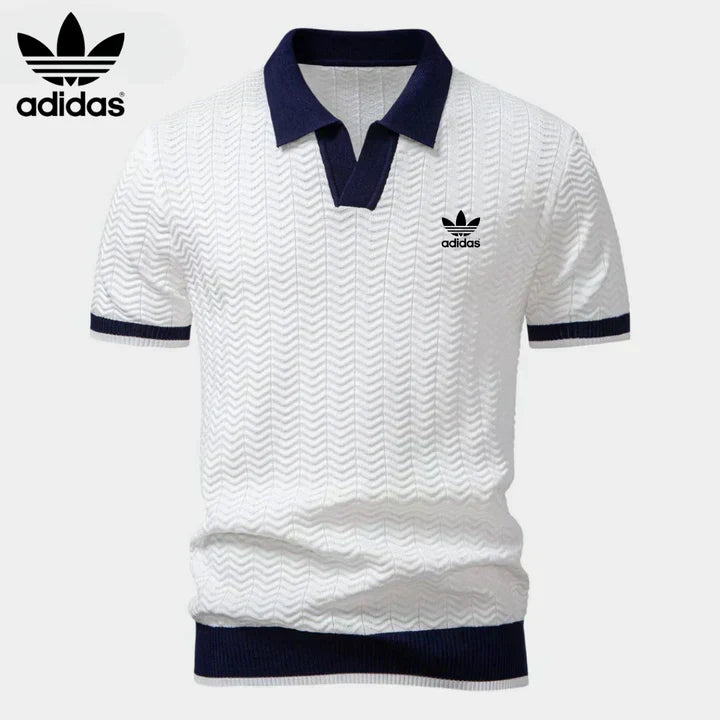 L.R Retro Knit Polo Shirt