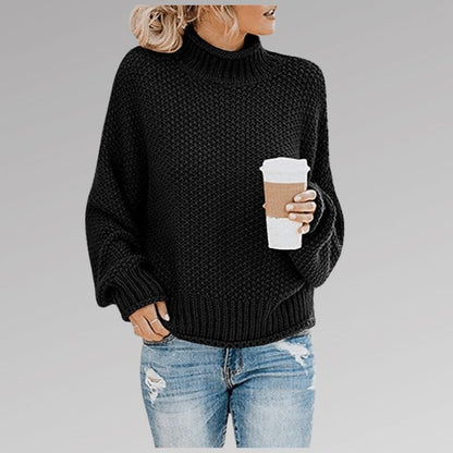 Abigail™ | Knitted Jumper Sweater Minha loja Black S 