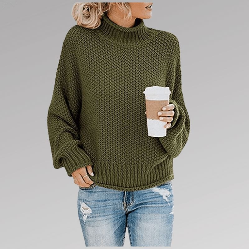 Abigail™ | Knitted Jumper Sweater Minha loja Dark Green S 