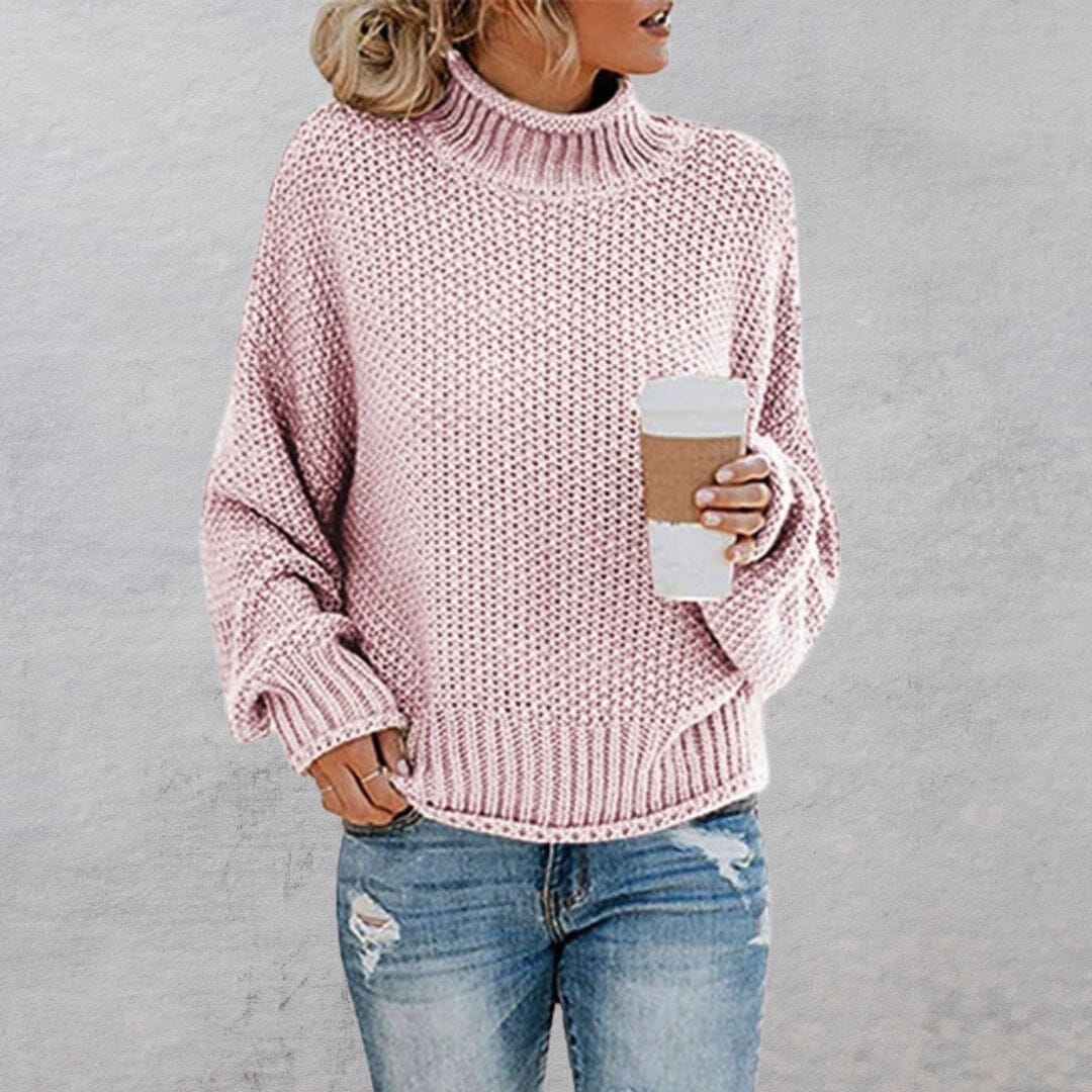 Abigail™ | Knitted Jumper Sweater Minha loja Pink M 