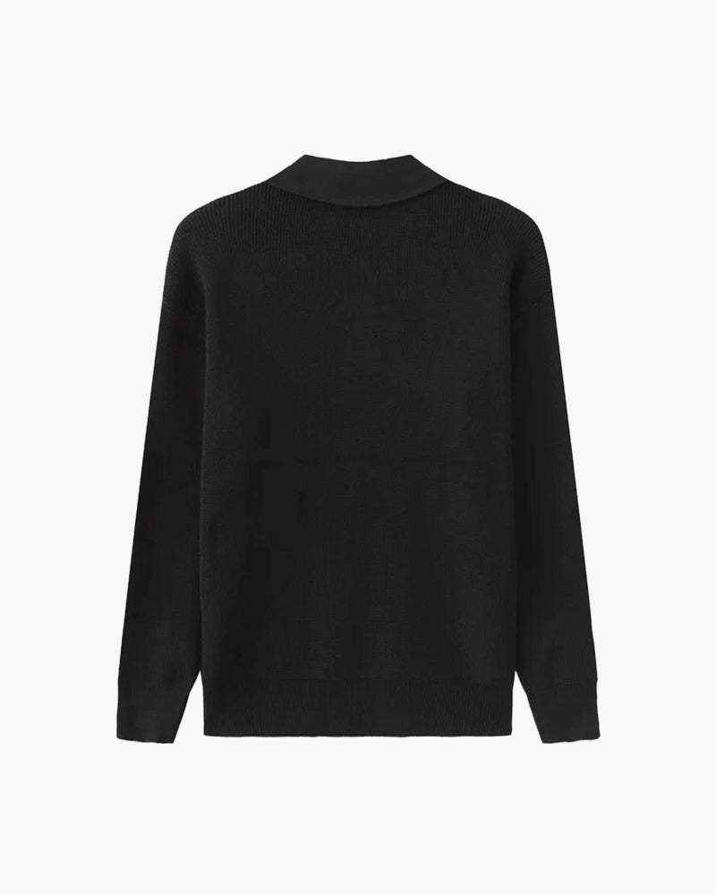 Pull Cesare à demi-fermeture éclair
