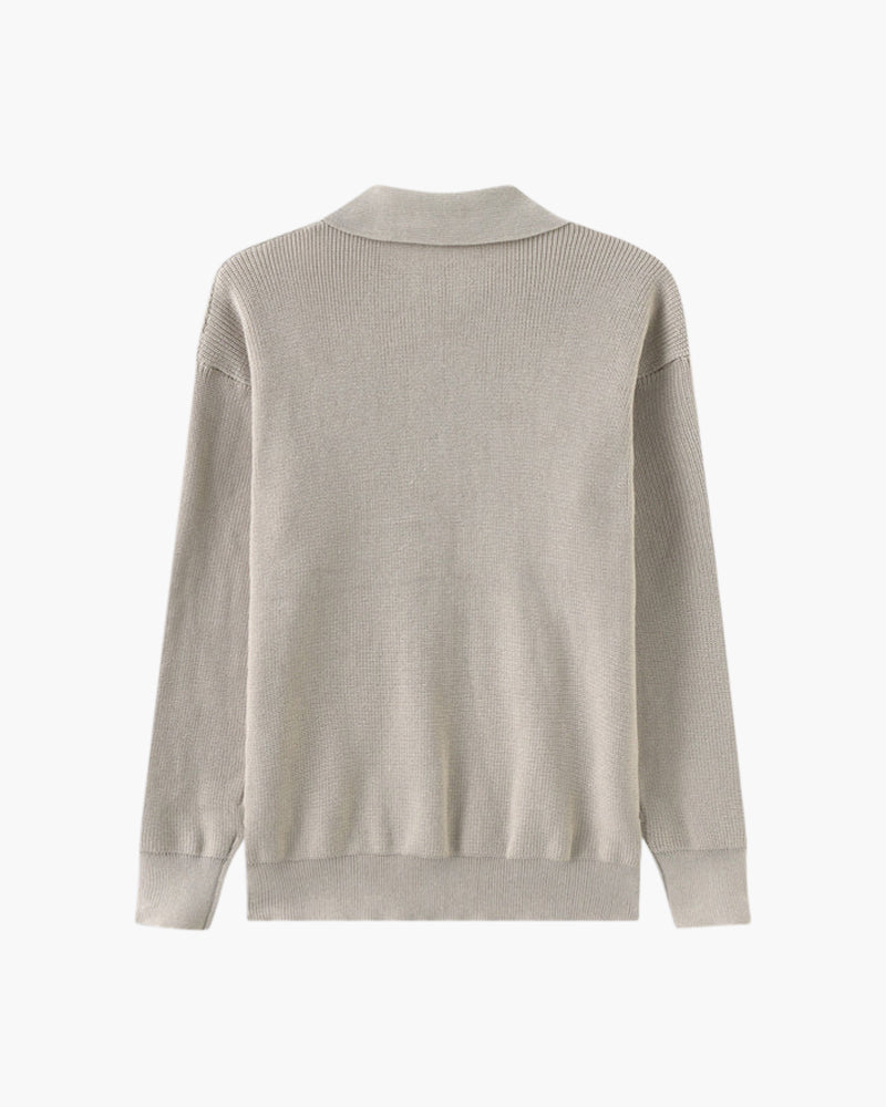Pull Cesare à demi-fermeture éclair