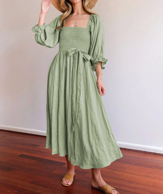 Amelia | Effortless Summer Dress Dress Minha loja Green S 