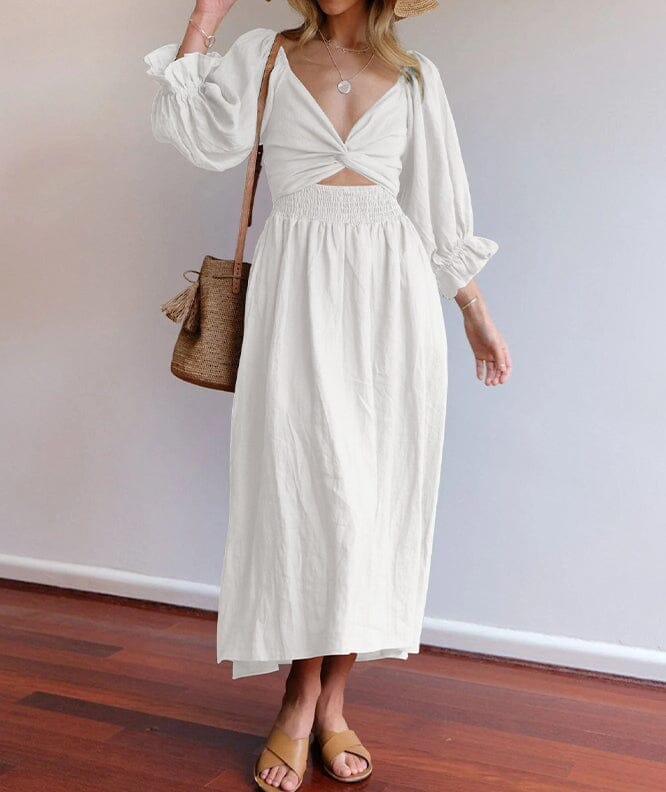 Amelia | Effortless Summer Dress Dress Minha loja White S 