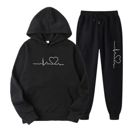 Amilia™ | Comfy and Warm Tracksuit Tracksuit Minha loja Black S 