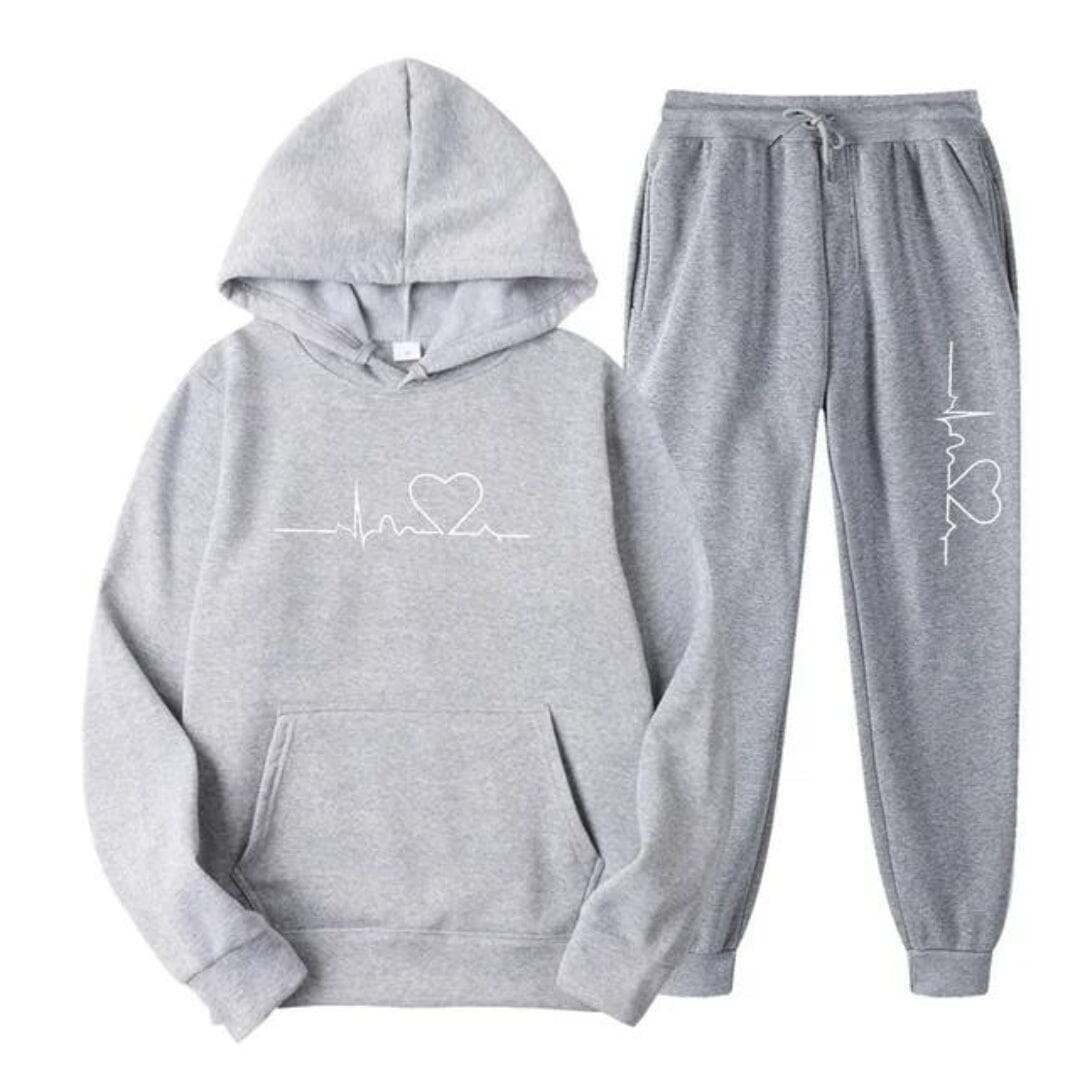 Amilia™ | Comfy and Warm Tracksuit Tracksuit Minha loja Gray XL 