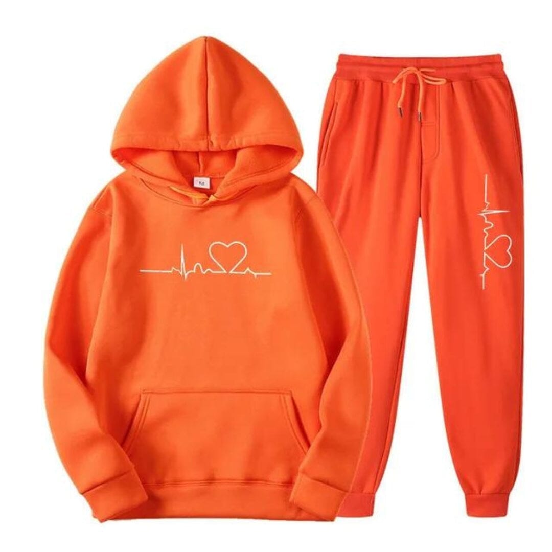 Amilia™ | Comfy and Warm Tracksuit Tracksuit Minha loja Orange XL 