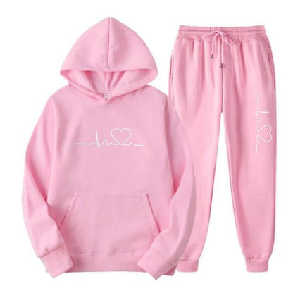 Amilia™ | Comfy and Warm Tracksuit Tracksuit Minha loja Pink S 