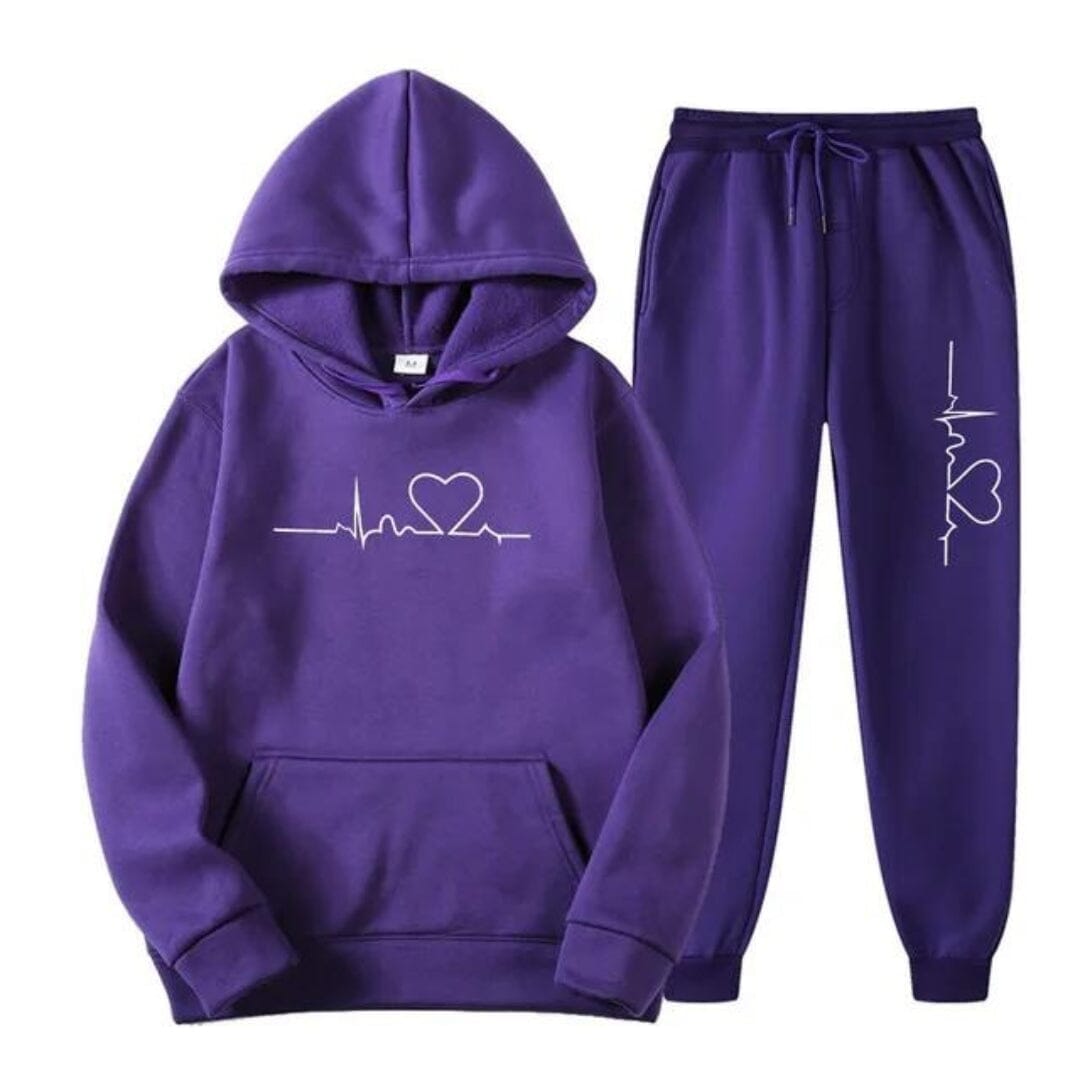 Amilia™ | Comfy and Warm Tracksuit Tracksuit Minha loja Purple S 
