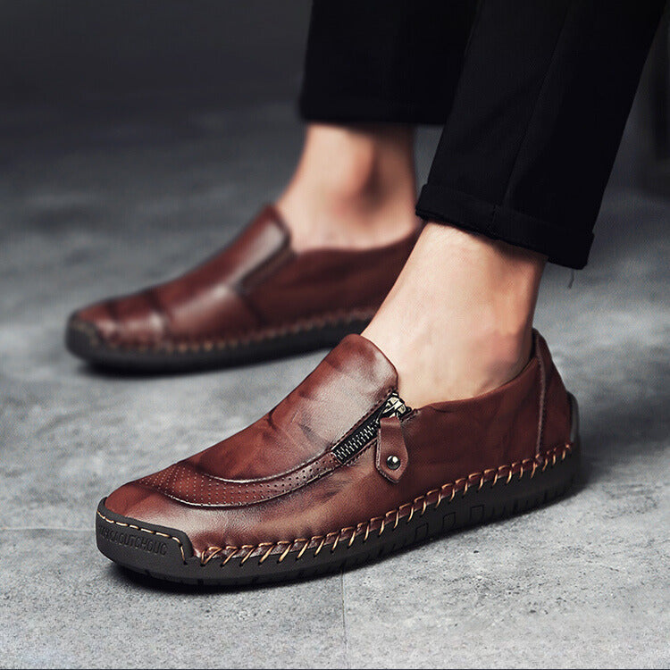 Marino Genuine Leather Slip-On Shoes