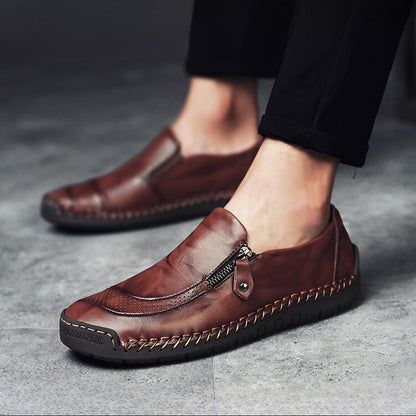 Marino Genuine Leather Slip-On Shoes