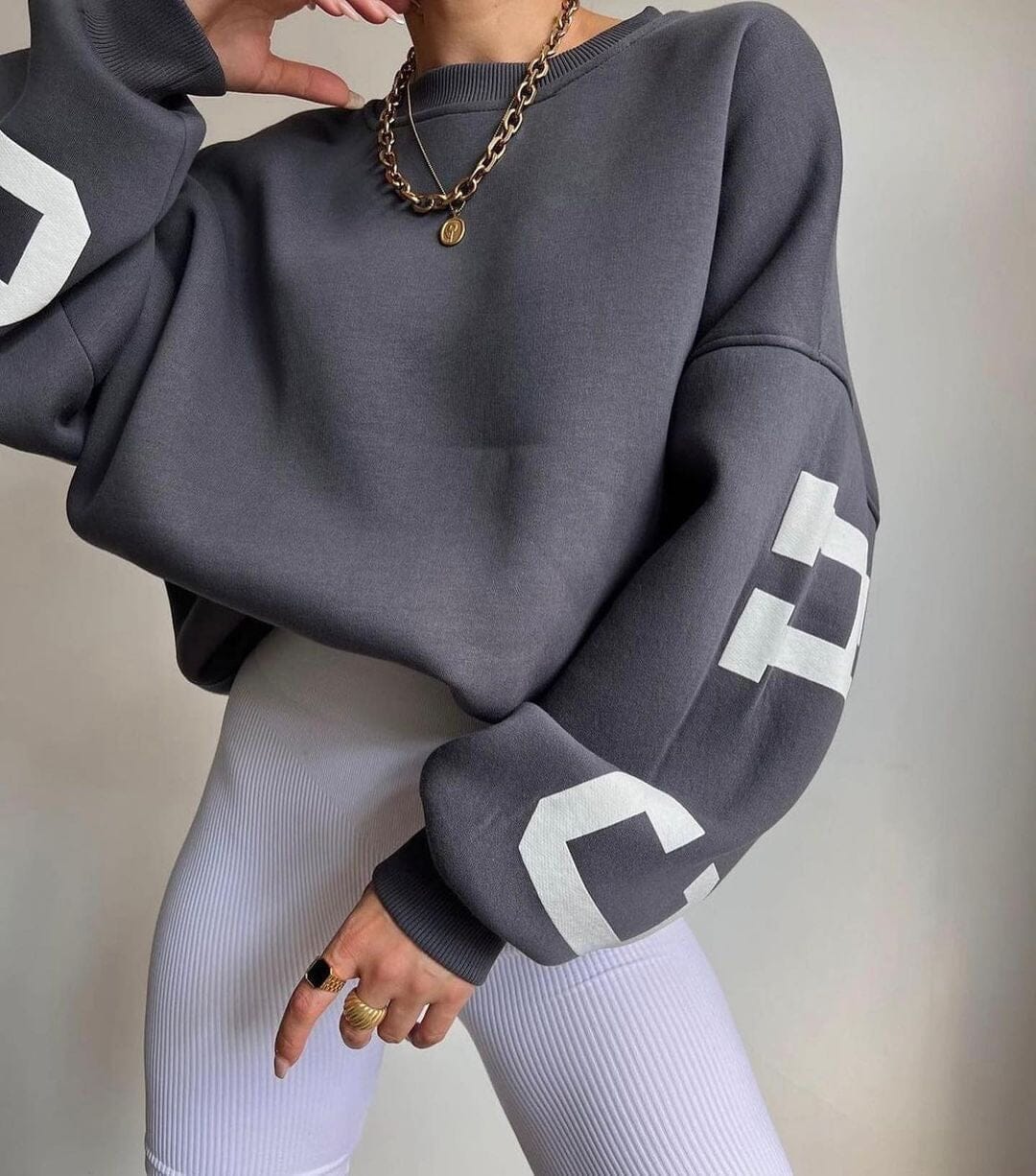 Bella | Snug Oversized Sweatshirt Sweatshirt Minha loja 