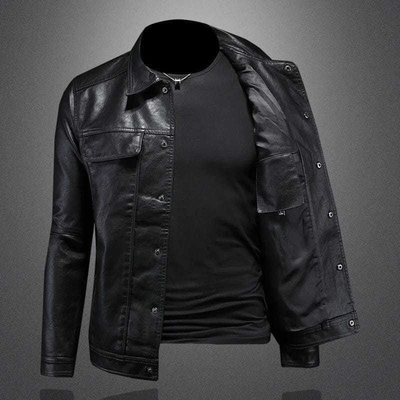 B&G Leather Jacket Minha loja 